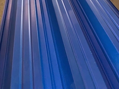 Окрашенный профнастил С8-1150, 0,5 мм, синий