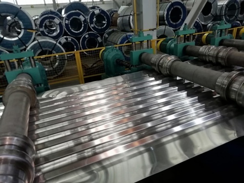 Алюминиевый профнастил НС44, 0.8х1000 мм