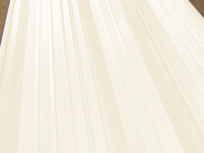 Окрашенный профнастил С8-1150, 0,45 мм, слоновая кость