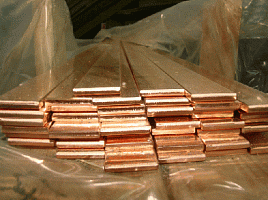 Бронзовая полоса БрНБТ г/к, 30х320, 500