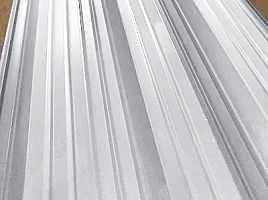 Окрашенный профнастил С20-1100, 0,6 мм, светло-серый