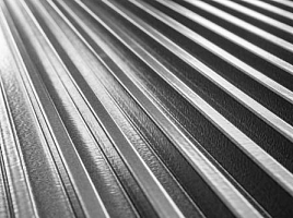 Нержавеющий профнастил Н57-1250, 0,6 мм, AISI 304