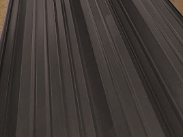 Окрашенный профнастил С20-1100, 0,5х2000 мм, шоколадно-коричневый