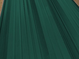 Окрашенный профнастил НС35-1000, 0,7 мм, зеленый мох