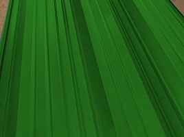 Окрашенный профнастил С21-1000, 0,7 мм, зеленая листва